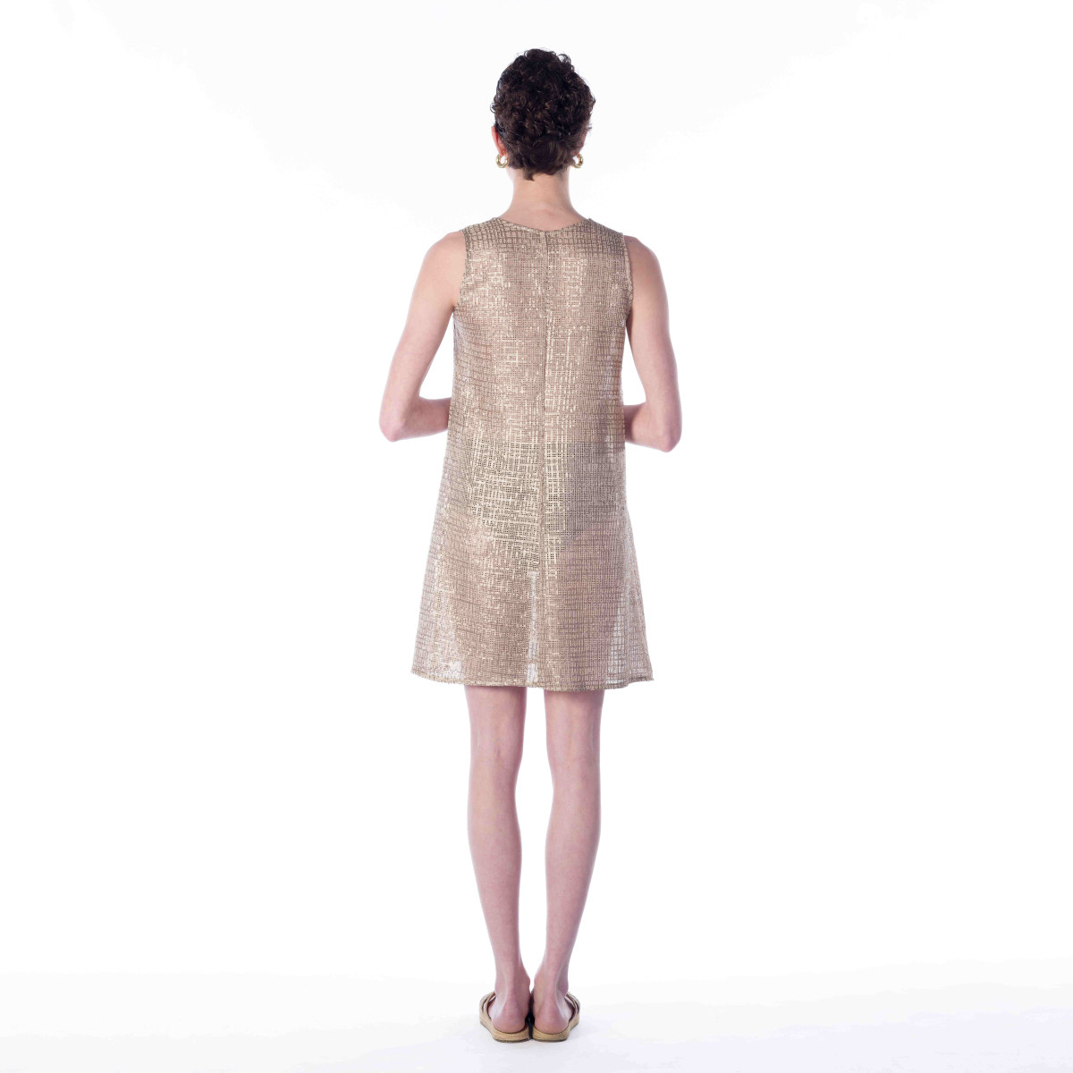MIREILLE SEQUINED LACE DRESS