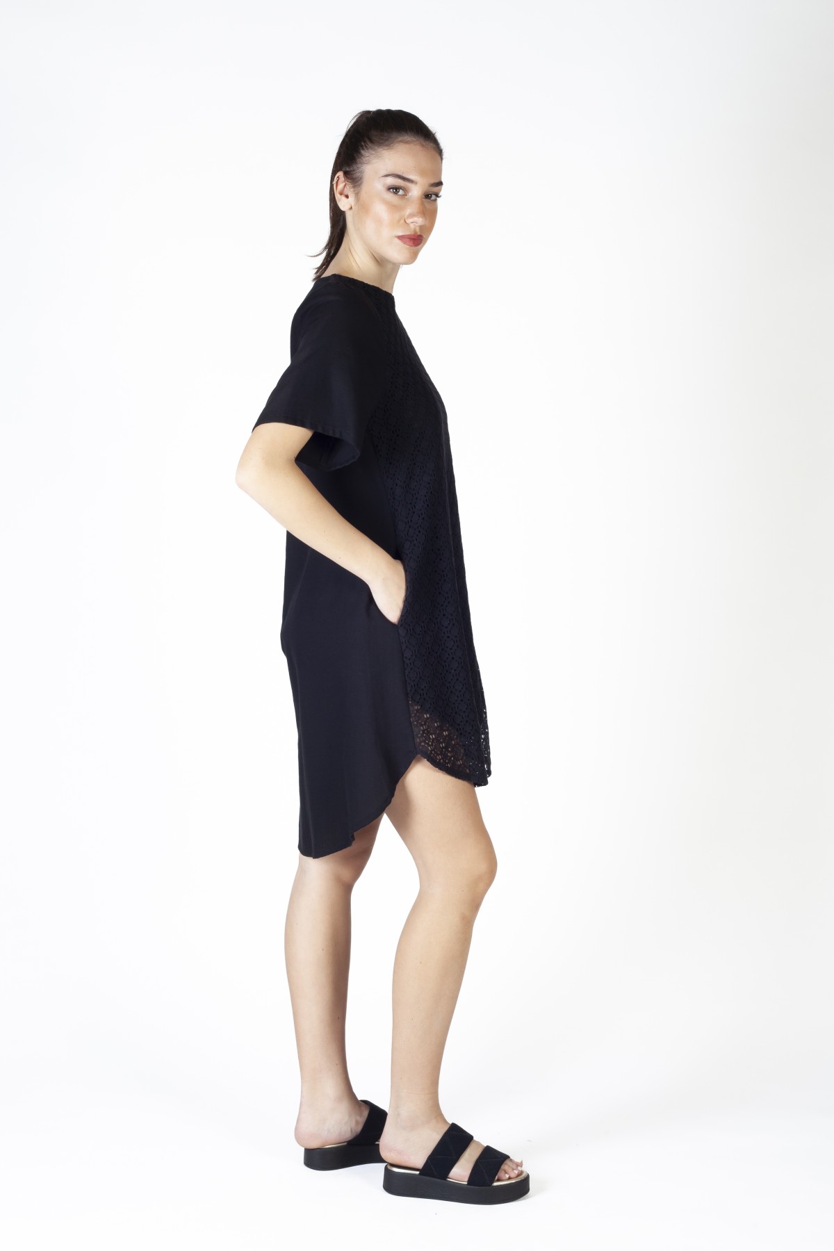 SIRENE EGEENNE dress  Myrine BLACK