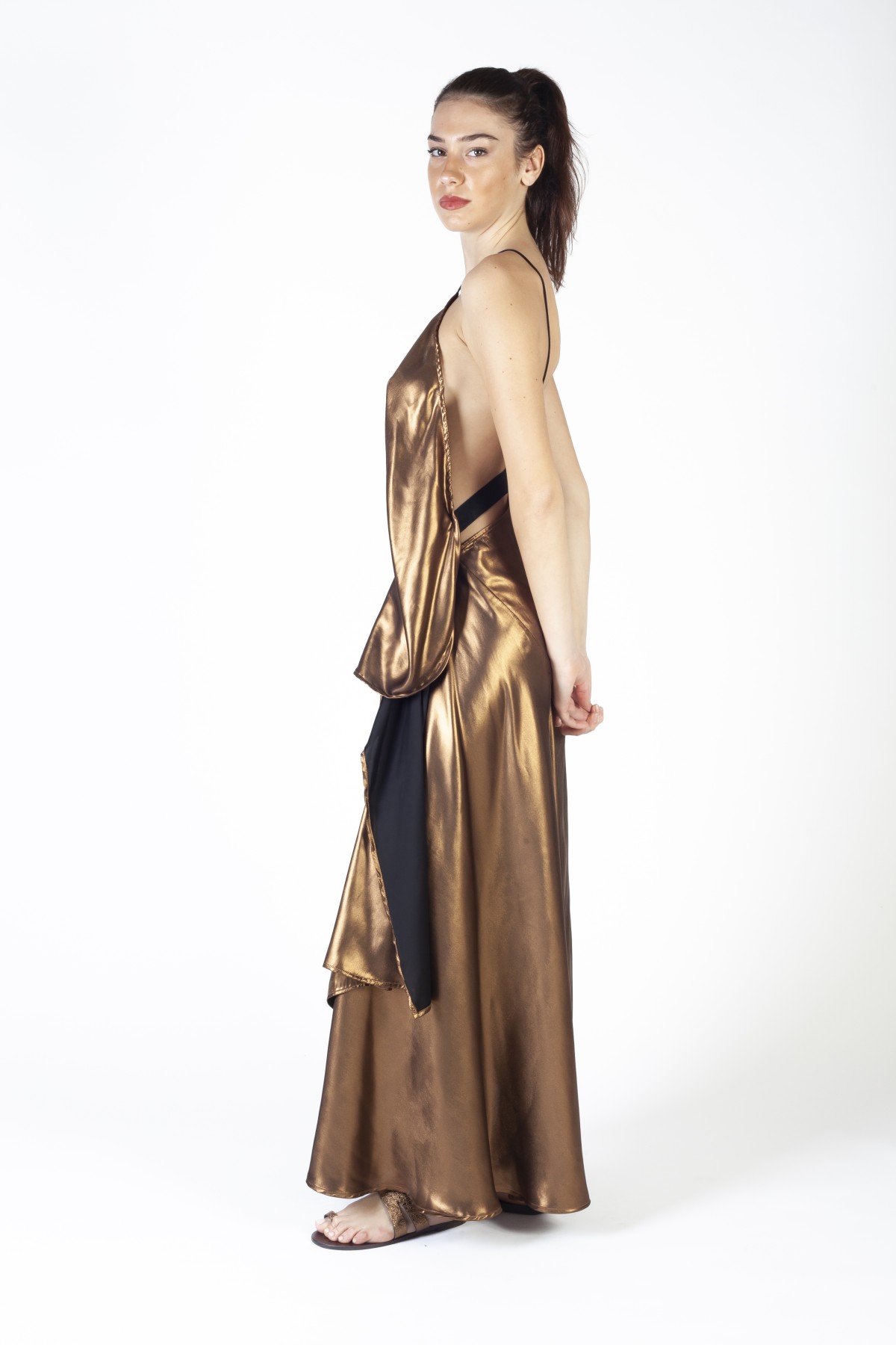 SIRENE EGEENNE Dress PHRYNE Bronze