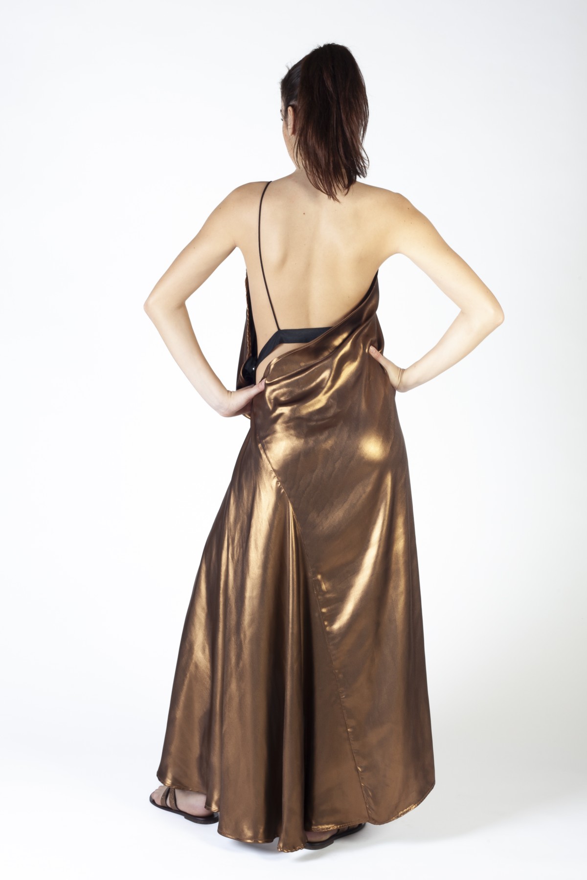 SIRENE EGEENNE Dress PHRYNE Bronze