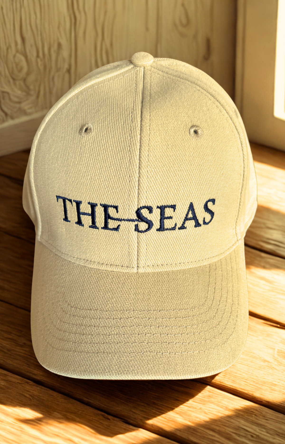 THESEAS logo-embroidered cap