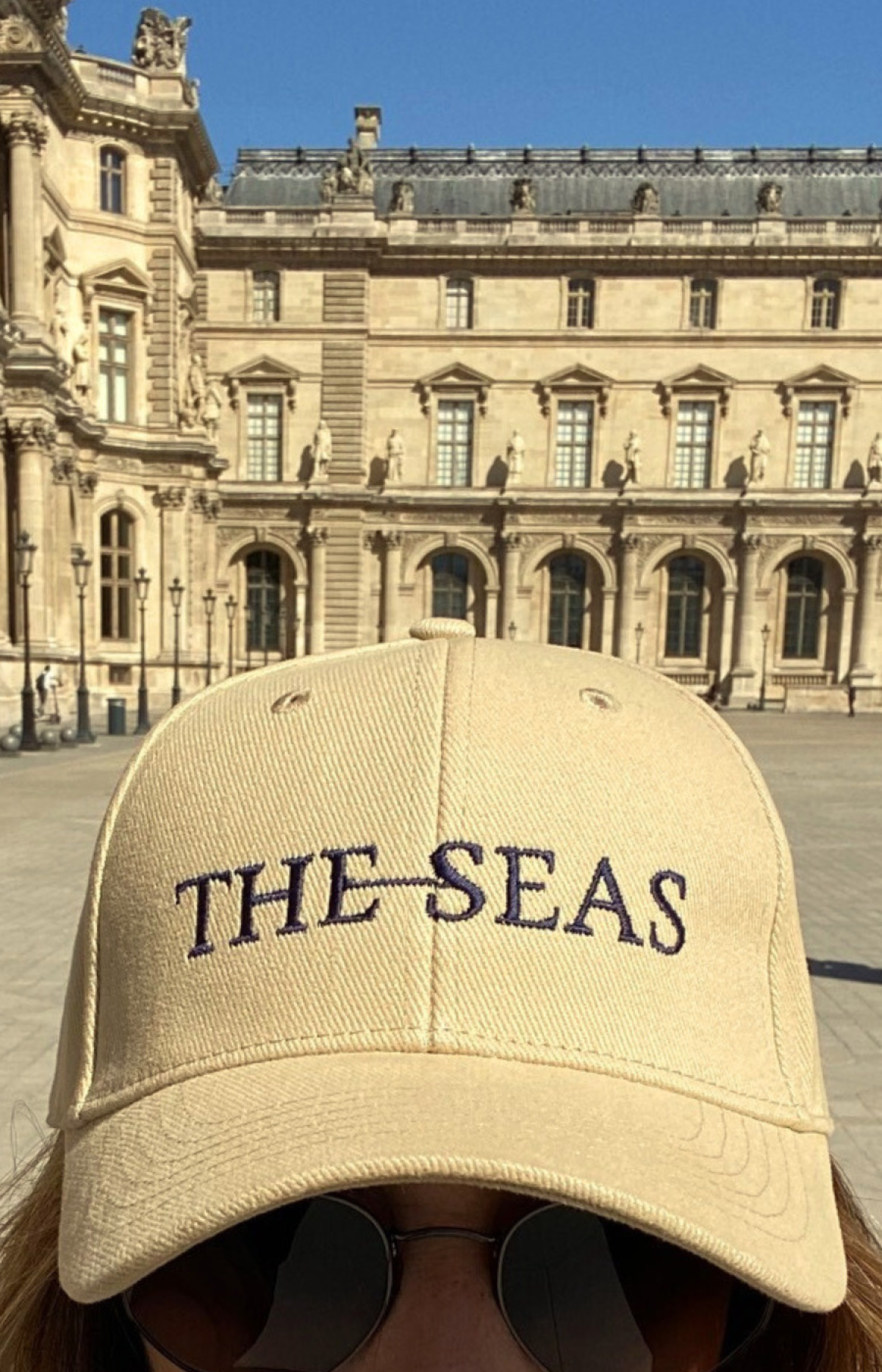 THESEAS logo-embroidered cap