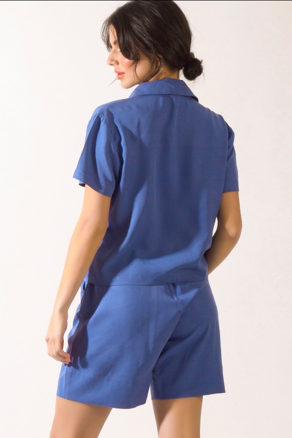 SIRENE EGEENNE Rine Shirts & Shorts Set BLUE