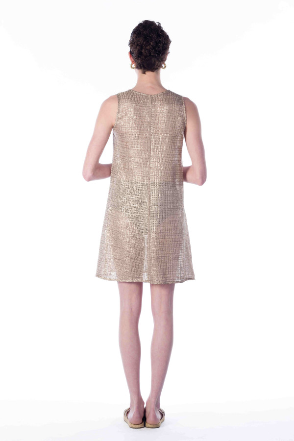 MIREILLE SEQUINED LACE DRESS