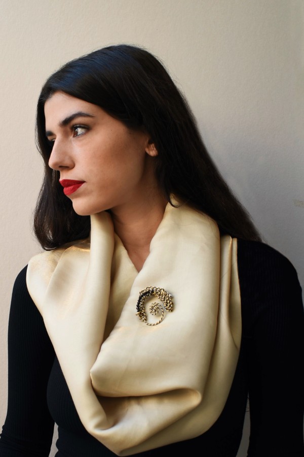 SIRENE EGEENNE x VASSILIS MORALIS SPEIRA Brooch