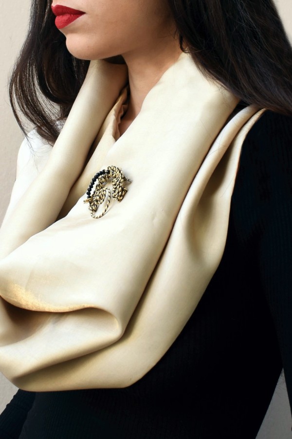 SIRENE EGEENNE x VASSILIS MORALIS SPEIRA Brooch